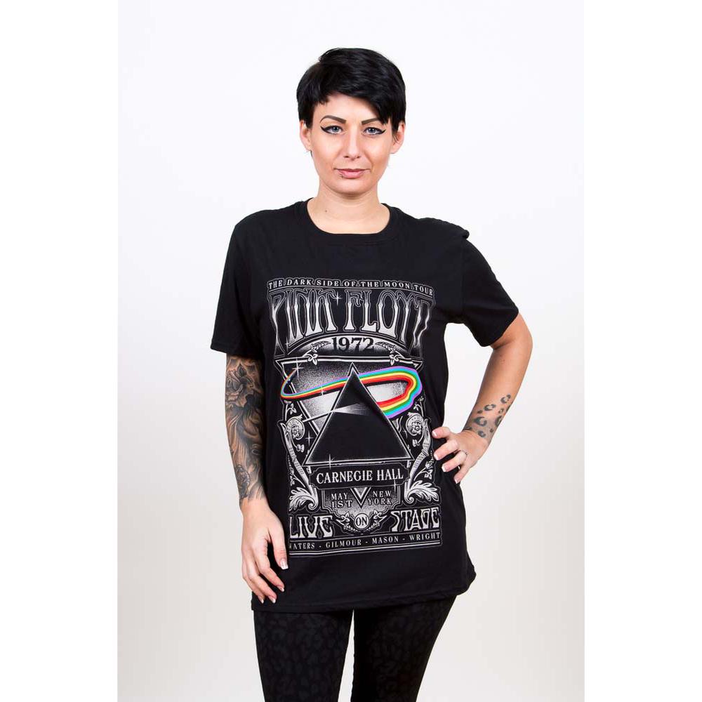 Pink Floyd - Carnegie Hall Poster Mens T-shirt - Black